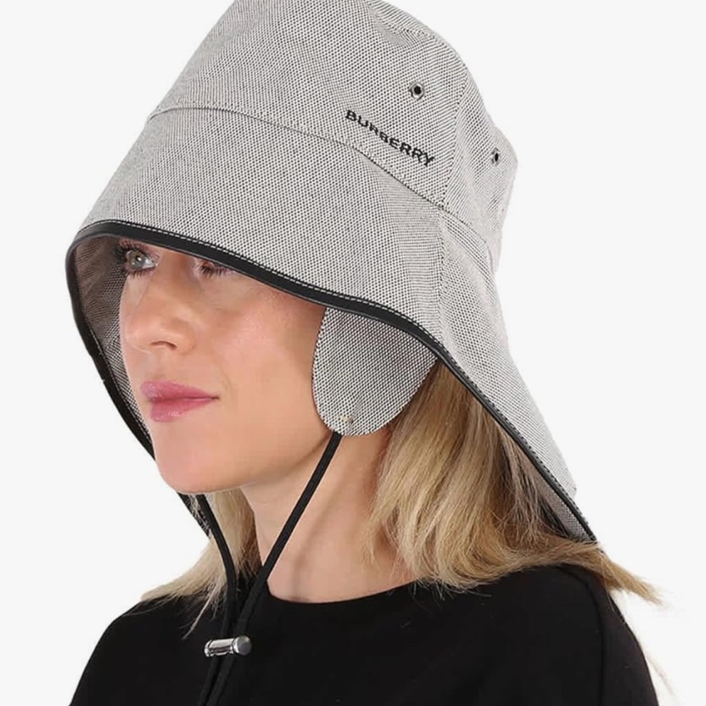 Burberry Gray Bucket Hat- size M